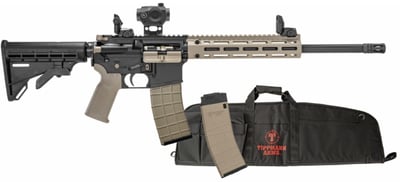 Tippmann M4-22 PRO Range Package 22 LR 2x 25rd Mags 16" Barrel FDE Rifle w/ CTS-25 Red Dot 