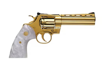 Colt Python .357 Mag 5" 6rd Revolver, Gold / Pearl - $2399.99 + FREE Shipping PYTHON-SP5WTS
