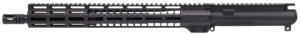 Evolve Weapons Systems Assembled Upper Receiver, 16in Mid Length Gas System, M-LOK Handguard, Black, EWS-UAM-16M-BLK 850051204113