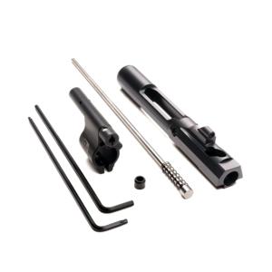 Superlative Arms AR-15 .625in Clamp On Adjustable Piston System, Clamp On, Melonite, QPQ, Piston Gas Block, Carbine Length Op Rod, Left Hand, Full Auto, Dark DLC Carrier, Black, SABO-PS-LFD-C625CM SABOPSLFDC625CM