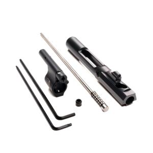 Superlative Arms AR-15 .625in Solid Adjustable Piston System, Solid, Set Screw, Melonite, QPQ, Piston Gas Block, Carbine Length Op Rod, Left Hand, Full Auto, Dark DLC Carrier, Black, SABO-PS-LFD-C625SM SABOPSLFDC625SM