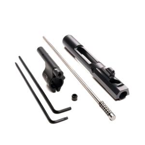 Superlative Arms AR-15 .625in Clamp On Adjustable Piston System, Clamp On, Melonite, QPQ, Piston Gas Block, Mid Length Op Rod, Left Hand, Full Auto, Dark DLC Carrier, Black, SABO-PS-LFD-M625CM 850051342594