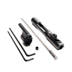 Superlative Arms AR-15 .750in Clamp On Adjustable Piston System, Clamp On, Melonite, QPQ, Piston Gas Block, Mid Length Op Rod, Left Hand, Full Auto, Dark DLC Carrier, Black, SABO-PS-LFD-M750CM SABOPSLFDM750CM