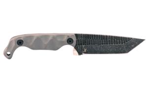 Stroup Knives STROUP BRAVO5T 3.5" ACD ETCH GRY STH 
