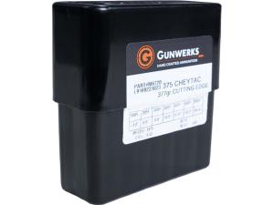 Gunwerks 375 CheyTac Ammo 377 Grain Cutting Edge MTAC Solid Lead Free Box of 10 