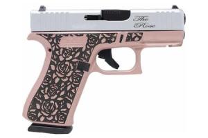 Glock G43X Pistol 9mm Luger 3.41" Barrel 10Rd Stainless & Rose Gold Finish 