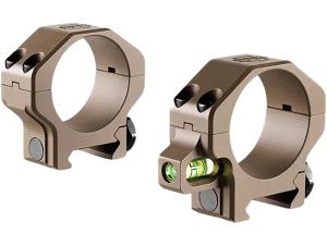 Ruffs Precision CLR-30885-FDE Precision Flat Dark Earth Aluminum 30mm Tube Low Rings