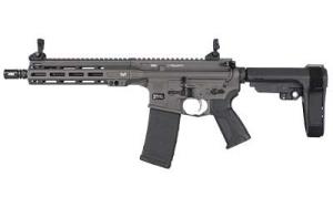 LWRC International LWRC ICMKII 5.56mm 10" 1/10 1/2x28 OD Patriot Tungsten Grey Pistol w/SBA3 Brace ICMKIIP5TG10SBA3