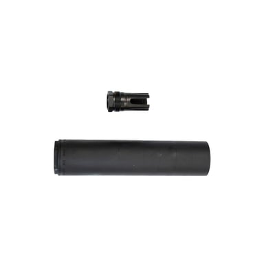 One Horse RYN, Titanium Direct Thread Suppressor, .30 Cal, 1.5" Diameter, 5/8x24, Black - 850078799760 