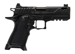 Oa Defense 2311 Pro Elite Compact Frame 9mm Luger 21+1 4.25” Ported Barrel, DLC Black Steel Optic Ready/Serrated Slide, Black Aluminum Frame w/Picatinny Rail, Black Aluminum Grip, Ambidextrous 