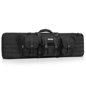 Savior Equipment American Classic 55in Double Rifle Case, Black, RB-5512DG-V1-BK 850603008121
