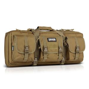 Savior Equipment American Classic Double Rifle Case, Dark FDE, 23.5in L x 12in H, RB-2412DG-V1-TN RB2412DGV1TN
