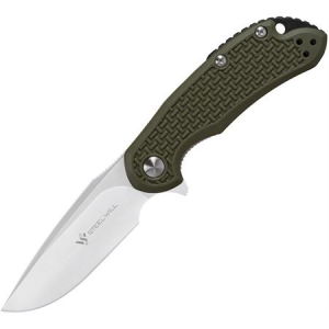 Steel Will Knives C22M1OD Cutjack C22M-1OD Linerlock Folding Pocket Knive with FRN Handle SMGC22M1OD