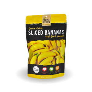 ReadyWise Simple Kitchen Freeze-Dried Sliced Bananas SK05-007