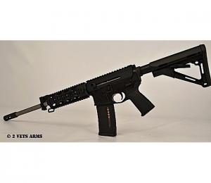 2 Vets Arms 2VA300Black Assalut Rifle 300 Blackout 16-inch Black 2VA300BLK