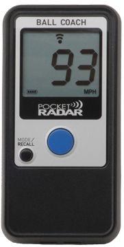 Pocket Radar Ball Coach Pro-Level Speed Training Tool-Radar Gun, Black, 4.7x2.3x0.8 in. 5176600206-CE