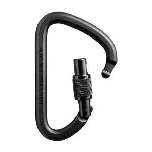 Mad Rock XL Steel Screw Lock Carabiner, Black, 852210006828