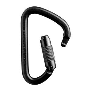 Mad Rock XL Steel Twist Lock Carabiner, Black, 852210006835