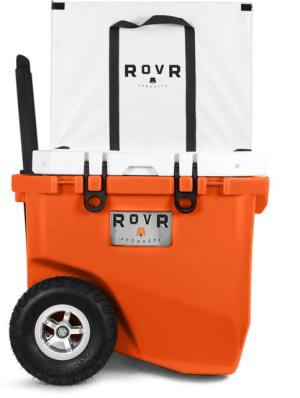 RovR Products RollR 45 Cooler w/ Wagon Bin, Desert, 852490007744