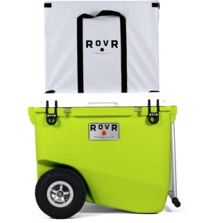 RovR Products RollR 80 Cooler w/ Wagon Bin, Moss, 852490007751