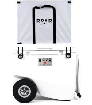 RovR Products RollR 80 Cooler w/ Wagon Bin, Powder, 852490007782