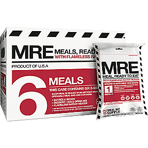 Meal Kit Supply MRE Two-Course Meals Six-Pack - Chocolate MKA-05