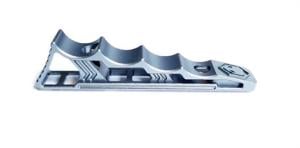 Alien Armory Tactical Forward Thrust Aluminum Angled Foregrip - Gray  M-Lok FDG8582GRY 853588008582