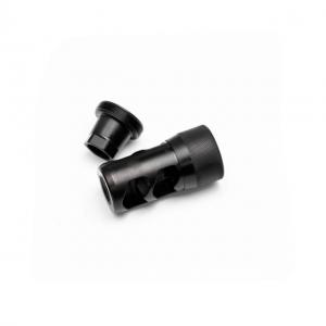 Area 419 2 Port Hellfire Self Timing Muzzle Brake, 223/6mm, Black Nitride, 419HF-2P-223