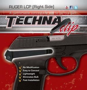 Techna Clips Handgun Retention Clip Ruger Lcp Right Side LCPBR