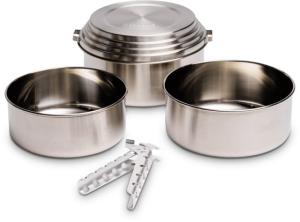 Solo Stove 3 Pot Set, Stainless Steel, Small, SS3PS 853977008407