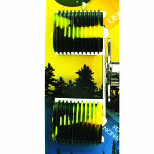 Reel Grip Reel Handle Accessory Cover - Black & Yellow 6RRE1150