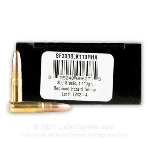 300 AAC Blackout - 110 Grain Frangible - SinterFire - 1000 Rounds SF300BLK110RHA