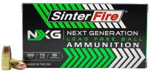 SinterFire Next Generation Brass .380 ACP 75-Grain 50-Rounds LFB SF38075NXG