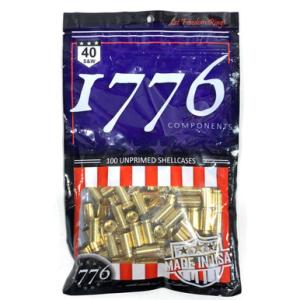 1776 USA Brass 40 S&W Bag of 100 SKU - 629600 855040006648