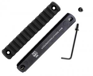 Accuracy Solutions Picatinny Rail 13-Slot KeyMod, Black, Picatinny Rail KeyMod