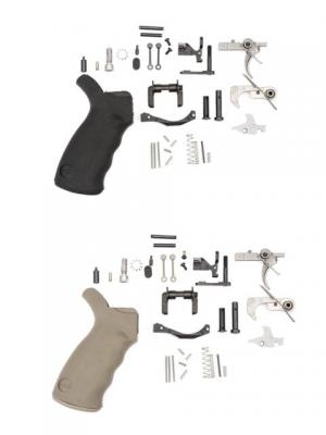 Spikes Tactical Enhanced Lower Parts Kit, No Fire Control Group/Trigger, Black, SLPK300 855319005433