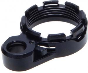 Fortis Manufacturing LE Lightweight Enhanced Castle Nut/End Plate System, Omega Clip, K2 Lockdown, Black, LE-BLK-K2-4140BLK 855476008261