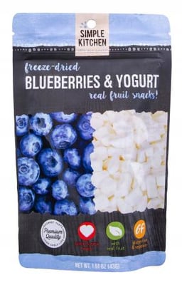 Wise Foods SK05-911 Simple Kitchen Freeze Dried Fruit Freeze Dried Snacks 6 Per Case 4 Servings Per Pouch Outdoor Camping Pouches 855491007147