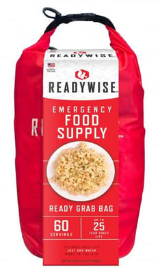 Wise Foods RW01-641 Emergency Supply 60 Serving 60 Serving Emergency Food Kit w/Dry Bag RW01-641