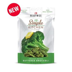 ReadyWise Simple Kitchen Buttered Broccoli, Single Pouch, RWSK02-021 855491007591