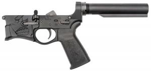 Spikes STLC145-SBT Billet Warthog Complete Lower with Standard LPK Buffer Tube AR Platform Blk Hardc