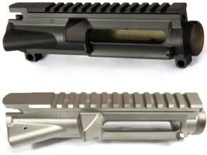 WMD Guns AR-15 A3/A4 Upper Receiver Forged, w/M4 Feed Ramps, Stripped, NiB-X, Nickel, 1-NIBXUF 855899003225