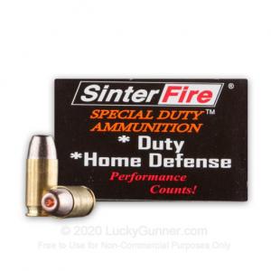 380 Auto - 75 Grain Frangible HP - SinterFire Special Duty - 20 Rounds 856086004728