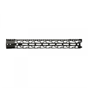 Odin Works F-17-ML-O2-308-2.06 M-Lok Free Float Forend 308, 17 1/2", O2 Lite, Black 857116007061