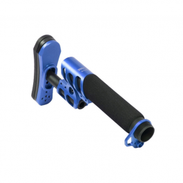 Odin Works AR-15 Zulu 2.0 Adjustable Stock Kit - Blue ODIN-OS-ZULU-KIT-BLU