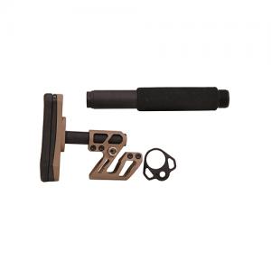 Odin Works Zulu Adjustable Stock with Pad Pistol Buffer Tube Flat Dark Earth OS-ZULU-KIT-FDE