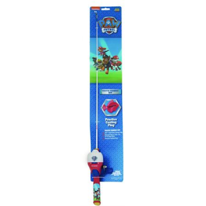 857664006257 - Kid Casters Paw Patrol 2'6 M Freshwater Rod and Reel Combo  Red, Standard PPREG17