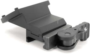 American Defense Manufacturing Trijicon RMR Mount w/ Offset, Tactical Legacy Lever, 33 Degree Offset, Right Hand, Black, AD-RMR-OFFSET-RH-33-TAC
