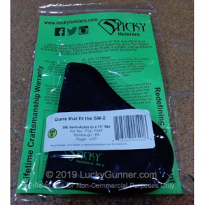 Sticky Holsters SM-2 Holster Black LCP Kel-tec SM-2