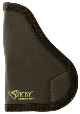 Sticky Holsters MD-2 Holster for Rug LC9/380, SCCY CPX, CZ Rami, KelTec PF9/P11 w/ laser or light, Medium, Black, MD-2 858426004047